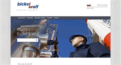 Desktop Screenshot of bickelwolf.sk